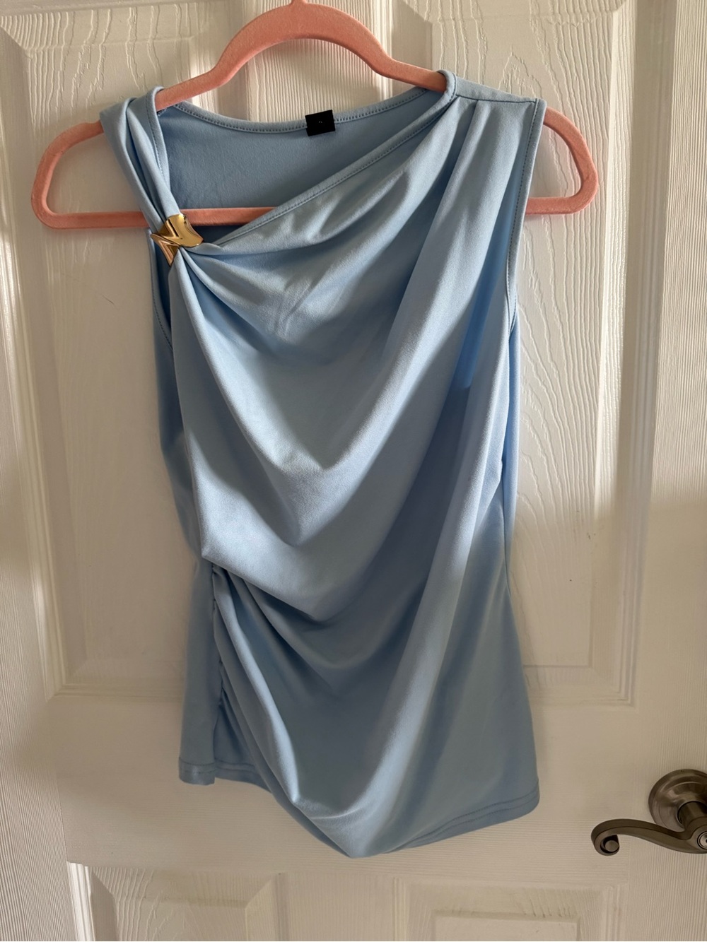 SHEIN Light Blue Top